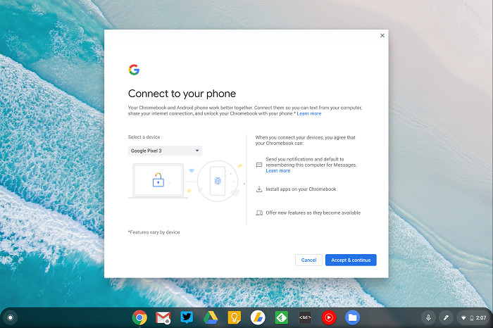 Chrome OS 71正式發布，帶來更好Android協作功能